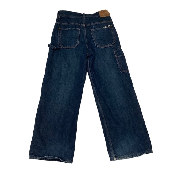 Ecko Unltd Relaxed Jeans Sz 12 Dark Blue Wash Y2K - Picture 2 of 10